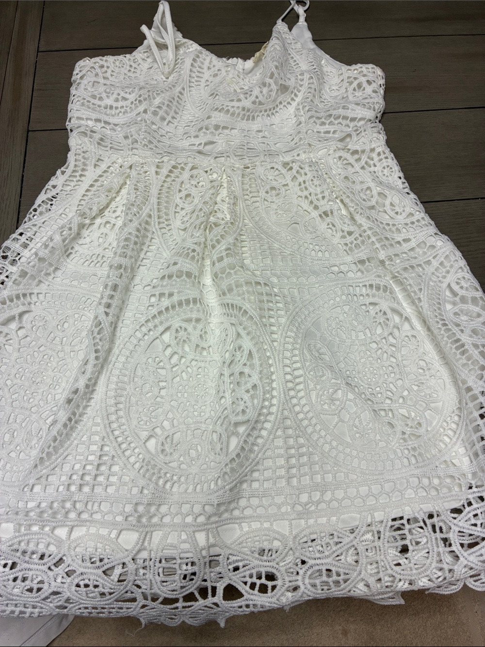 Eyelet dress